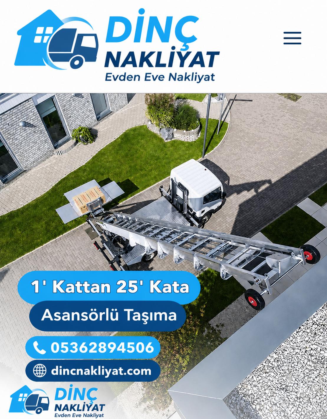 1. Kattan 25. Kata Mobil Dış Cephe Asansörü